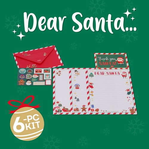 Kit per lettera babbo natale - lettera, a
